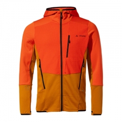 Vaude Monviso grid fleece jacket da uomo - glowing red