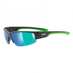 Uvex Sportstyle 215 black mat green 2716 | occhiali multisport