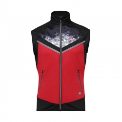 KV+ Premium Vest black / red / white unisex | gilet sci di fondo