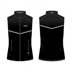 KV+ Premium Vest black unisex | gilet sci di fondo