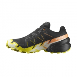 Salomon Speedcross 6 GTX black / sulphur spring / bird of paradise uomo