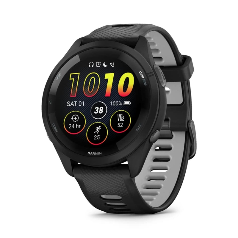 Garmin Forerunner® 265 - cassa da 46 mm - col. nero / grigio polvere