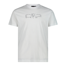 CMP T-shirt stretch in cotone con logo uomo - col. 05XL