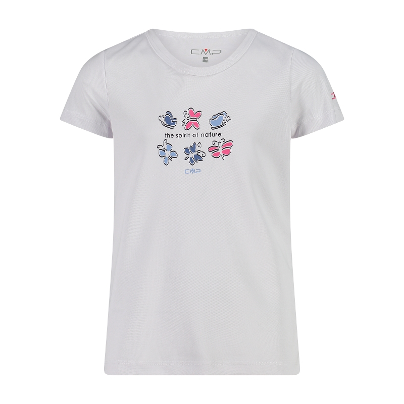 CMP T-shirt tecnica con stampa da bambina - col. 14XR