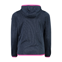 CMP felpa con cappuccio in pile Knit Tech da bambina - col. 23MR