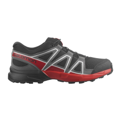 Salomon Speedcross J da bambino - col. black / quiet shade / high risk red