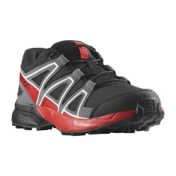 Salomon Speedcross J da bambino - col. black / quiet shade / high risk red