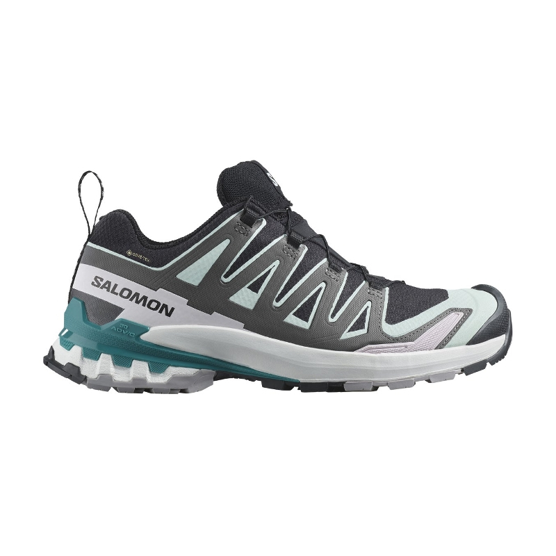 Salomon XA Pro 3D V9 Gore-Tex da donna - col. black / bleached aqua / harbor blue