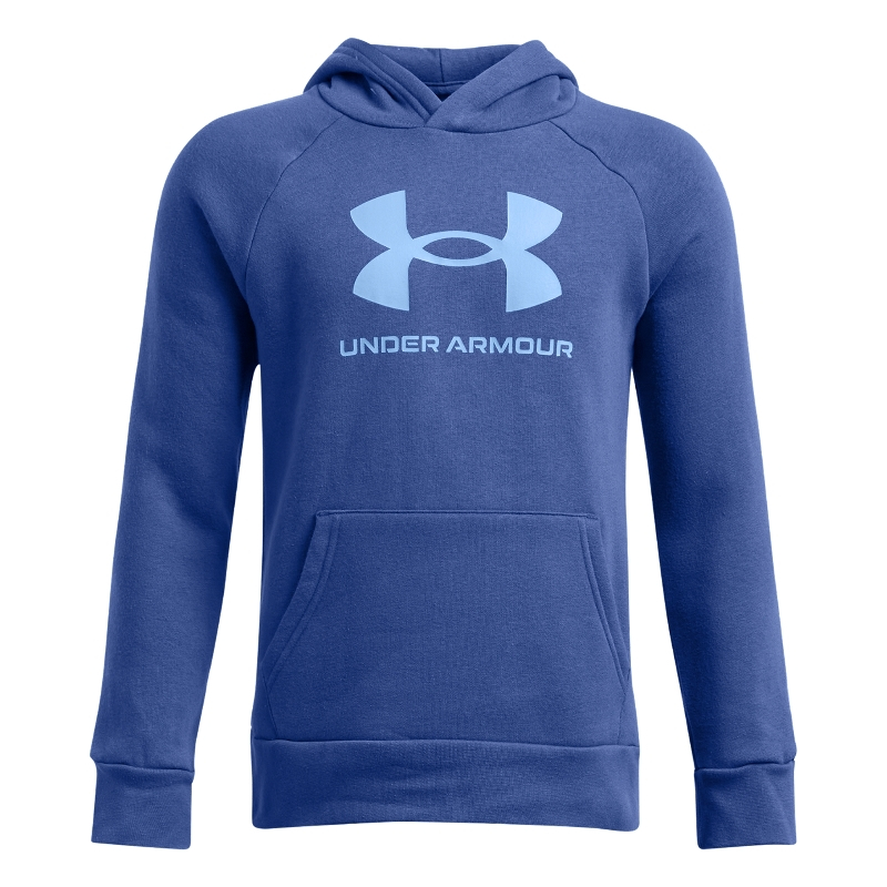 Under Armour UA Rival Fleece Big Logo Hoodie da bambino - col. 0432