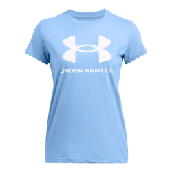 Under Armour UA Rival Logo Short Sleeve da donna - col. 0465