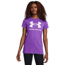 Under Armour UA Rival Logo Short Sleeve da donna - col. 0525