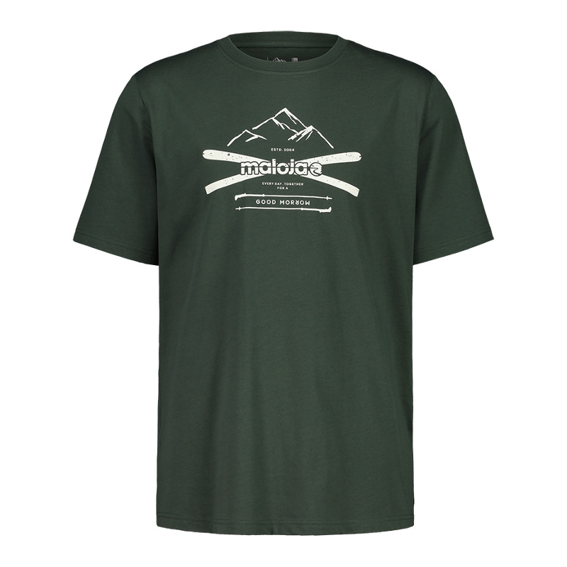 Maloja SilleckM. organic cotton tee da uomo - col. 0550