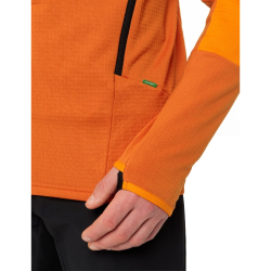 Vaude Monviso grid fleece jacket da uomo - kurkuma