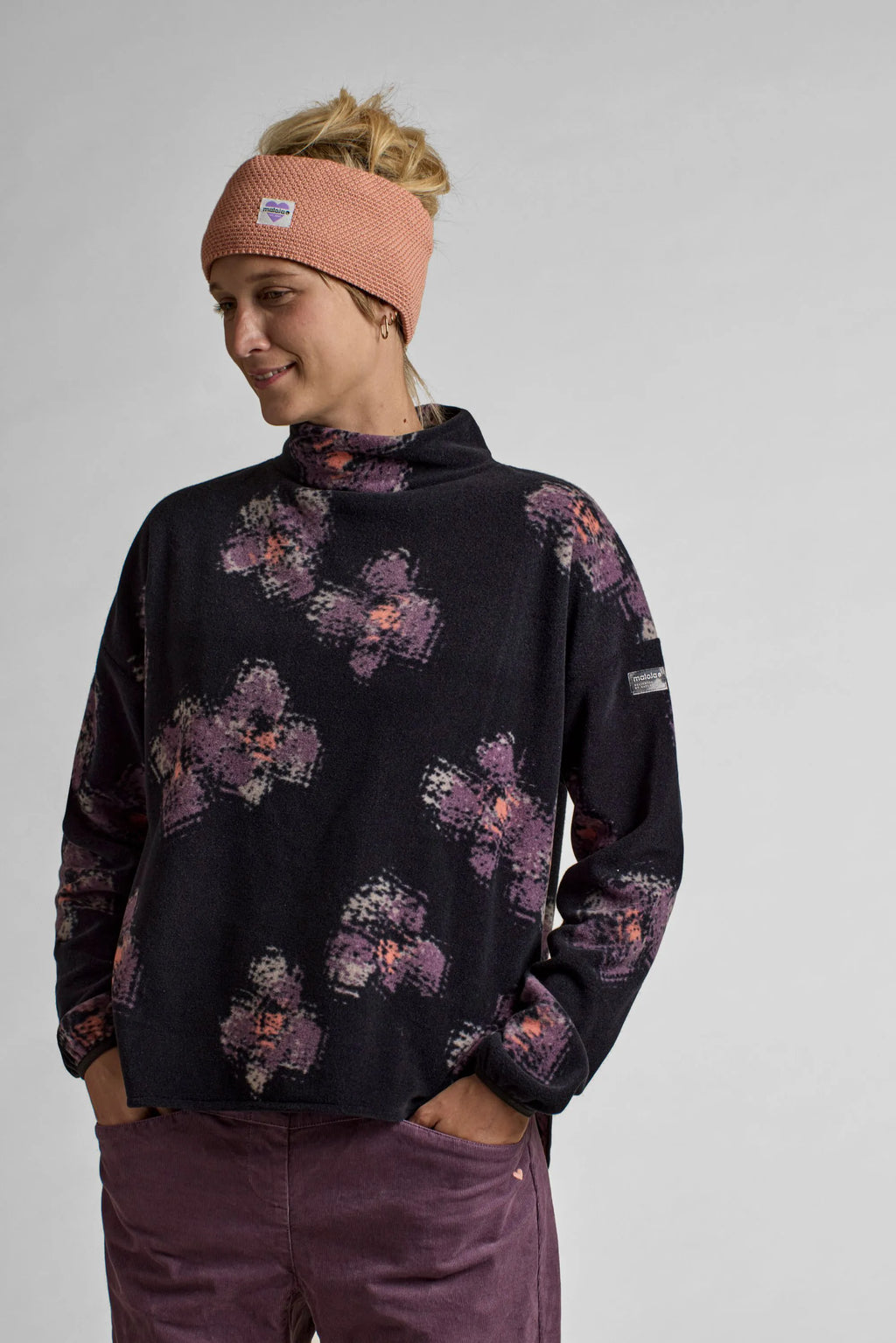 RomaliaM. Printed Fleece Shirt - col. 1244