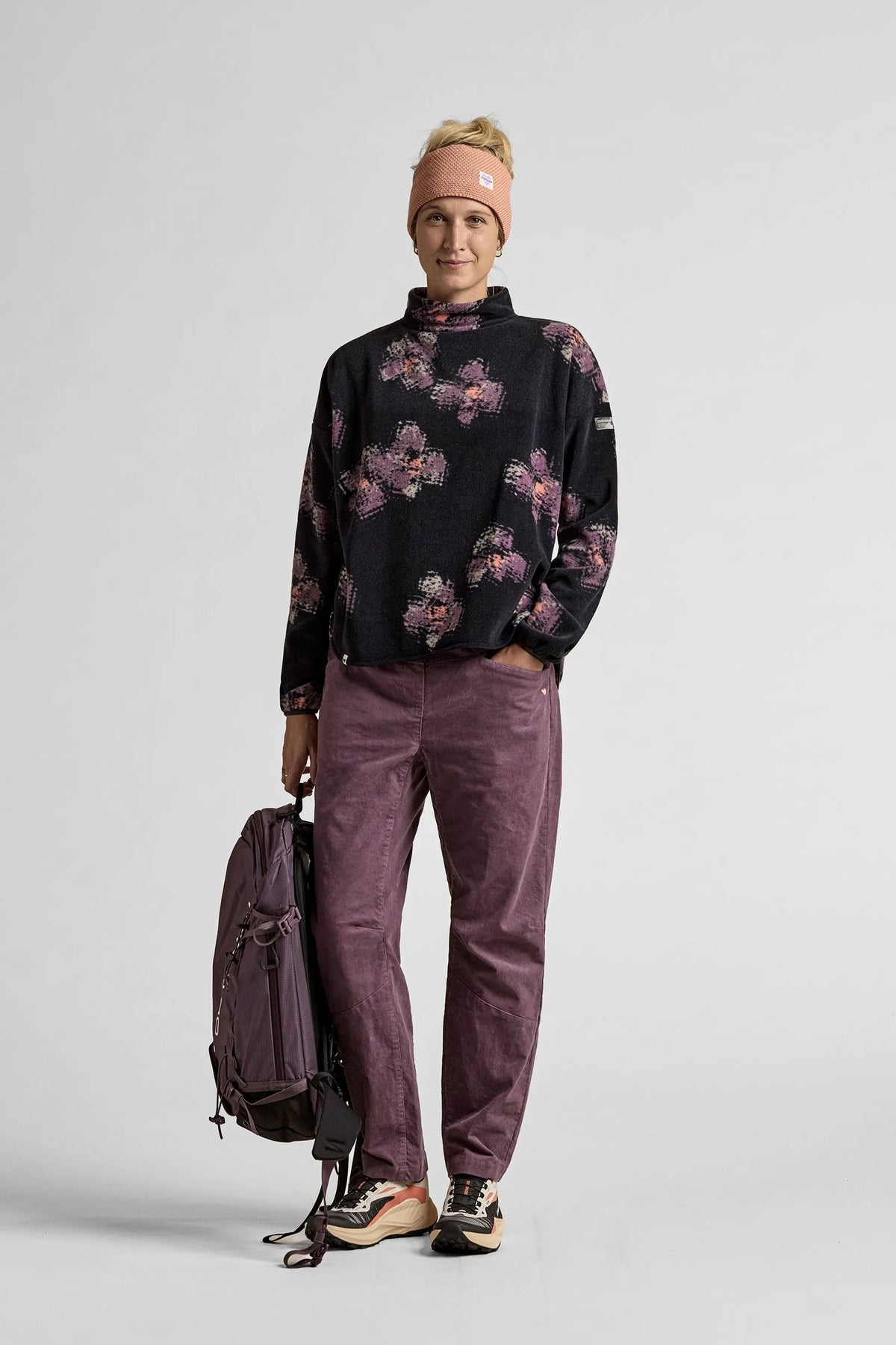 RomaliaM. Printed Fleece Shirt - col. 1244