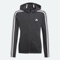 Sweat Hood Essent 3-Stripes black girl