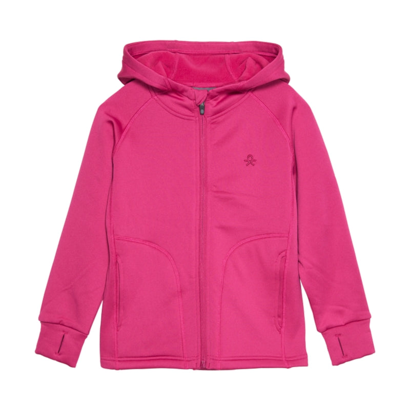 Giacca in fleece con cappuccio - col. 5775