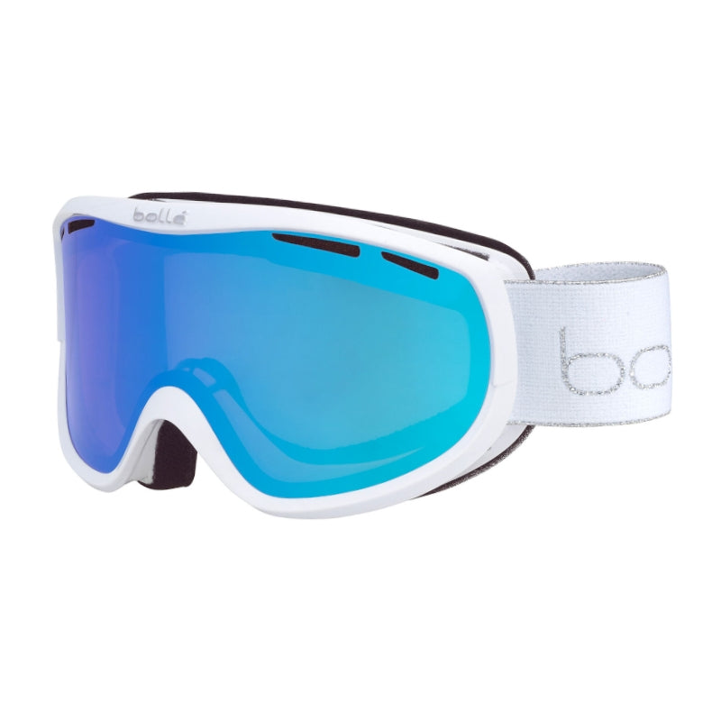Sierra - white silver shiny / azure