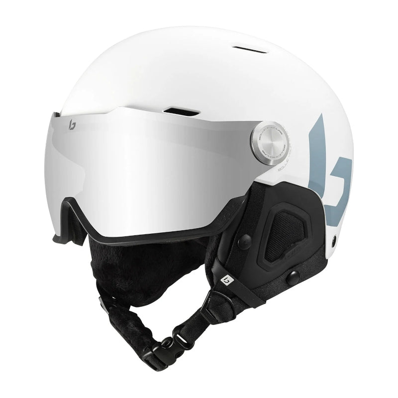 Might Visor - offwhite matte / brown gun