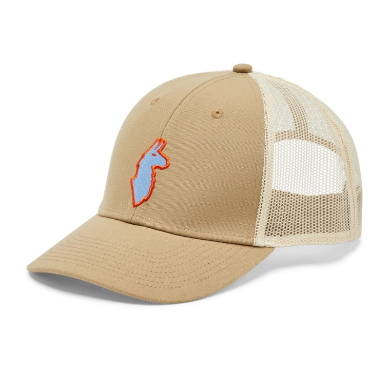 Llama Trucker Hat - col. desert