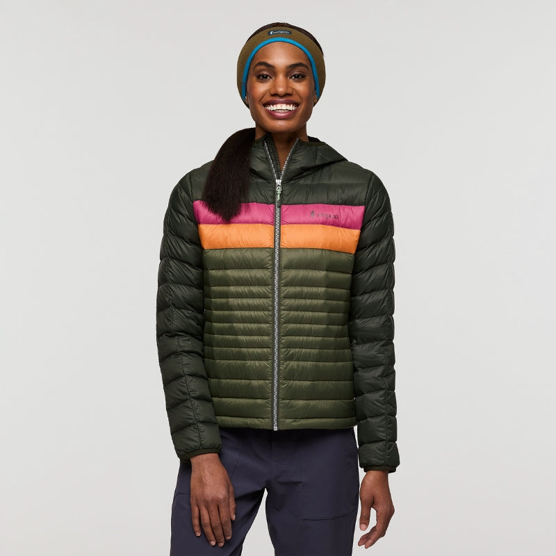 Fuego Hooded Down Jacket - col. WDTF