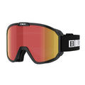 Rave - matte black with white logo, brown red