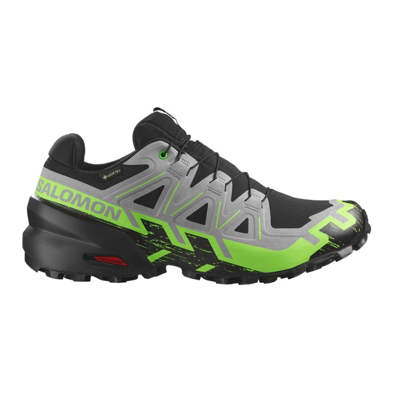 Speedcross 6 GTX - black / alloy / green gecko