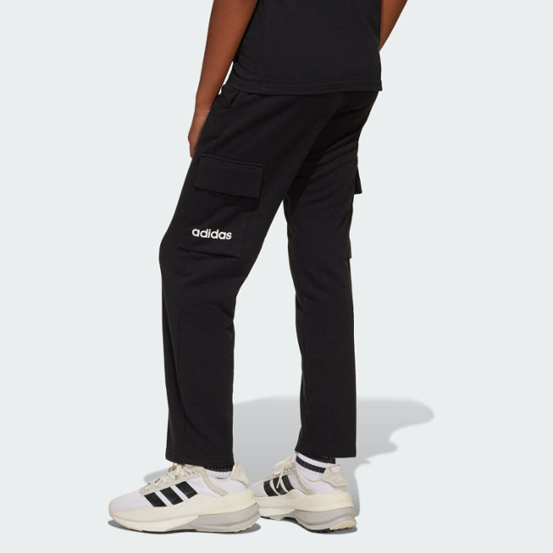 Pantaloni Essentials Cargo - black / white