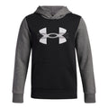 UA Rival Fleece Colorblock Graphic Hoodie - col. 0001