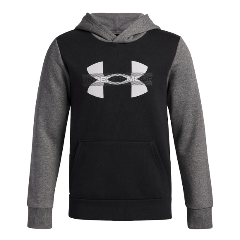 UA Rival Fleece Colorblock Graphic Hoodie - col. 0001