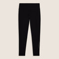 Leggings 7/8 a Vita Alta con Logo in Borchie - col. N