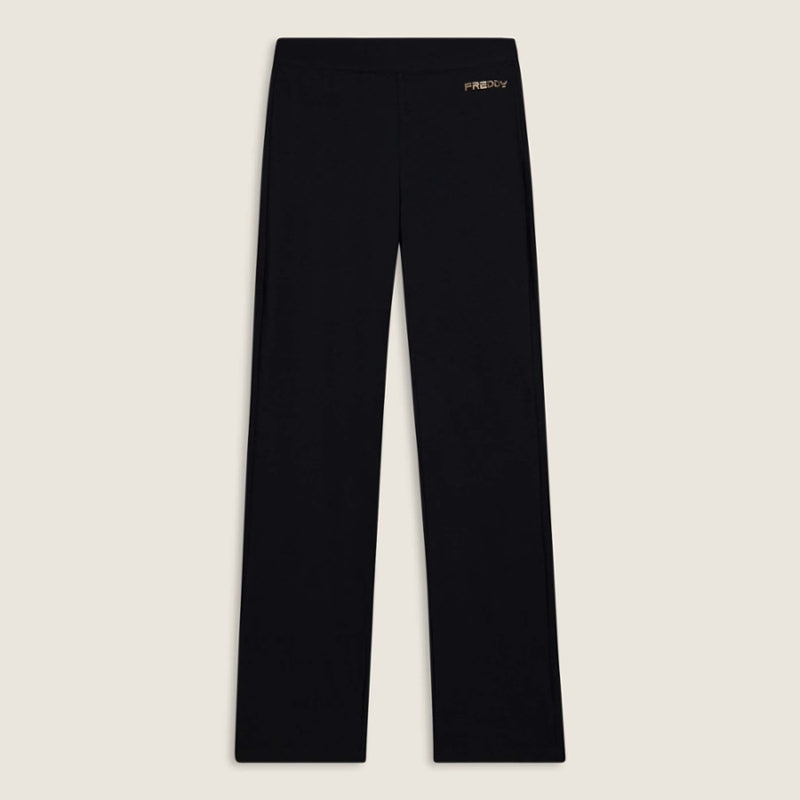 Pantaloni Dritti con Cucitura a Cuore sul Retro - col. N