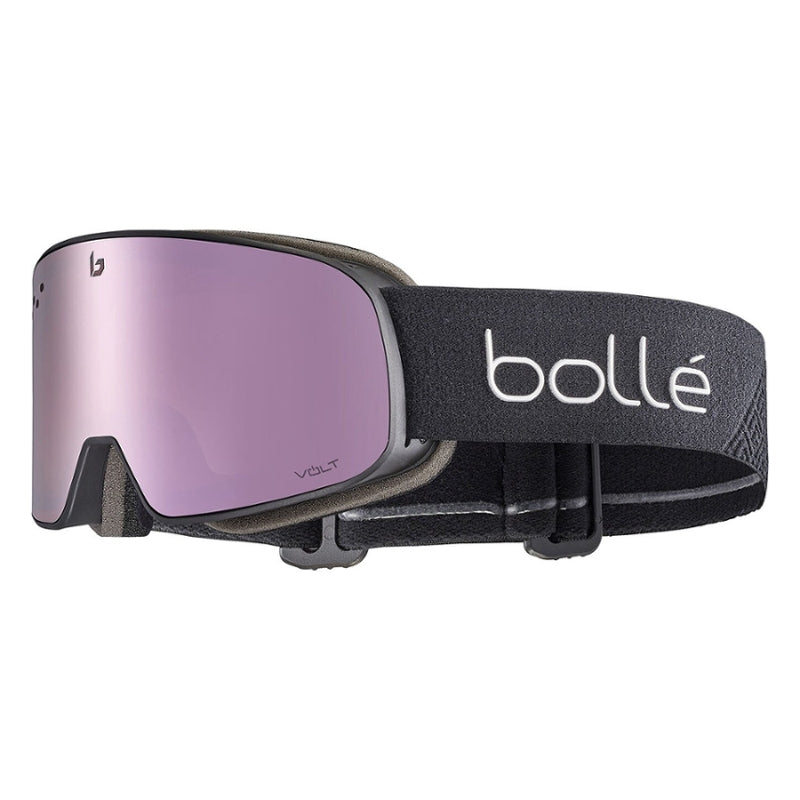 Nevada Small - black matte / volt pink