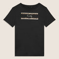 T-shirt con Stampa Animalier - col. N