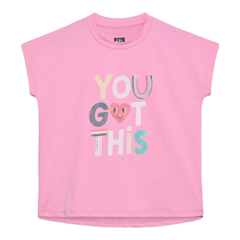 T-shirt Lunga con Stampa - col. 5708