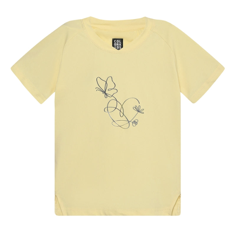 T-shirt Tecnica con Farfalla - col. 3826