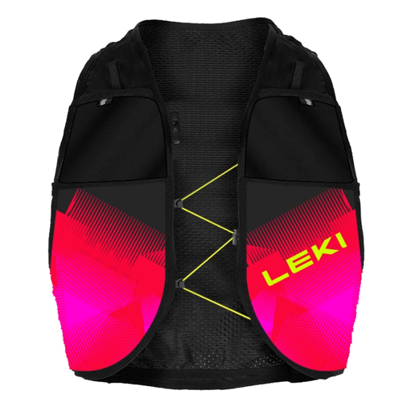 Trail Running Quiver Vest - black / red / neonpink