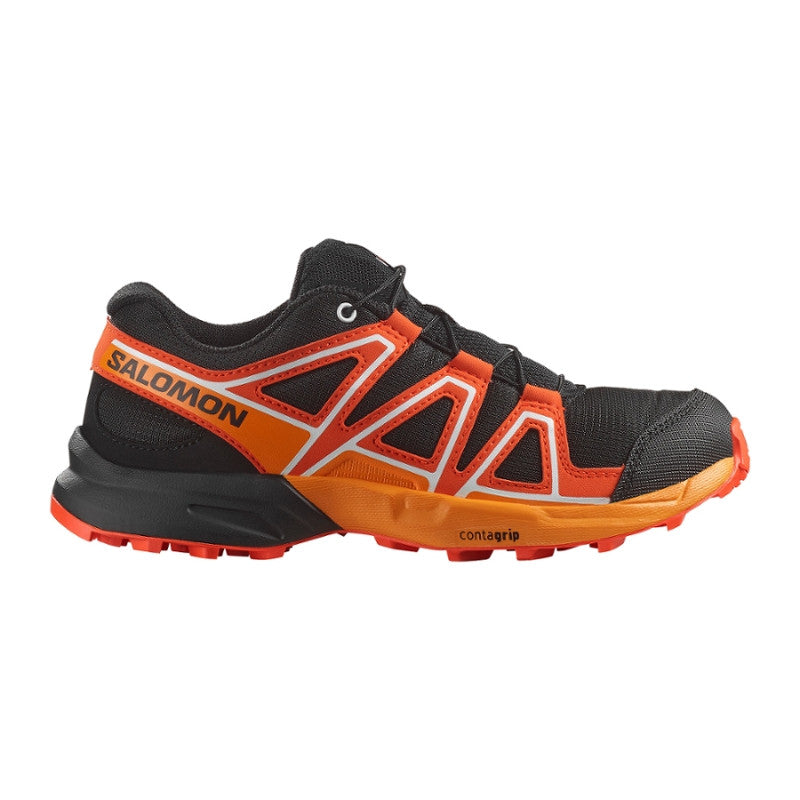 Speedcross J - black / c. tomato / turmeric